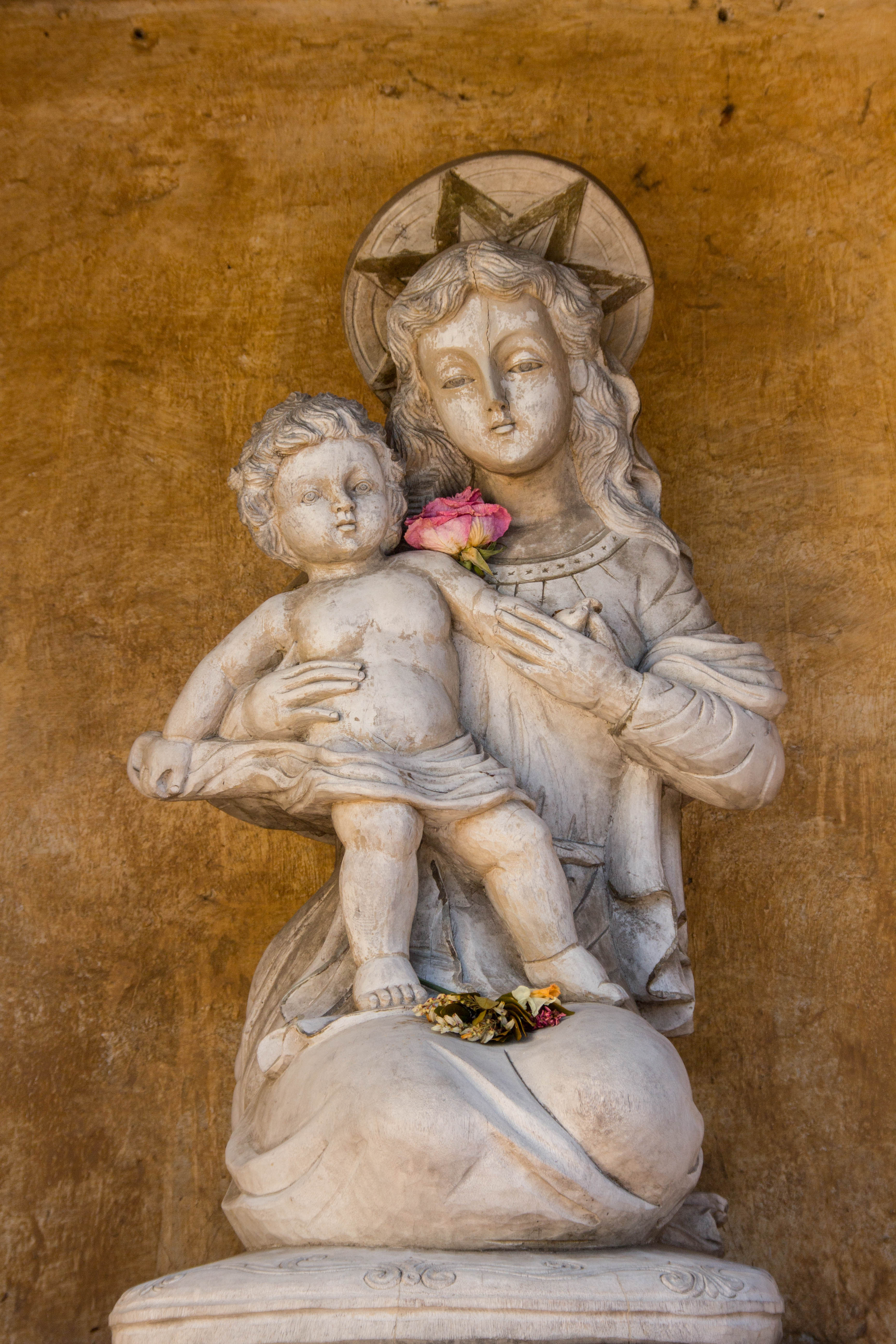 Madonna and Child with Flowers